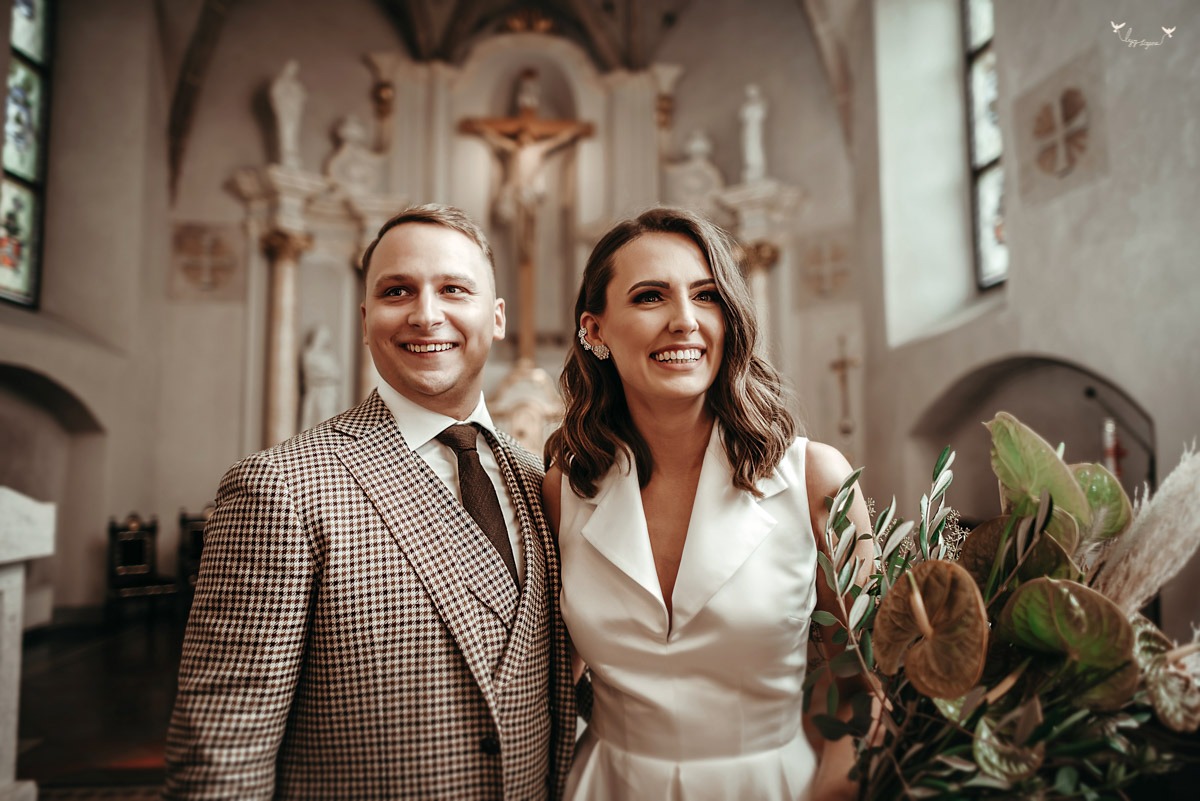 Vestuvių ceremonija Vilniaus Šv. Mikalojaus bažnyčioje