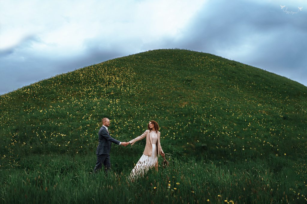 Vestuvių ceremonija ant Balto kalno